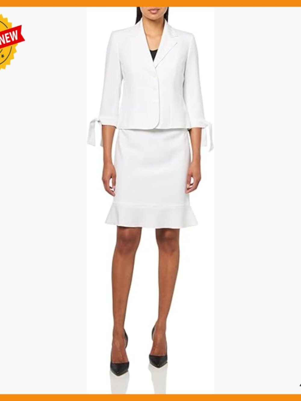 Professional Jacket and Skirt Suit Set for Women's Business Attire